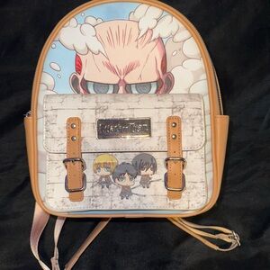 BRAND NEW Attack on Titan Anime Semi-Mini Backpack